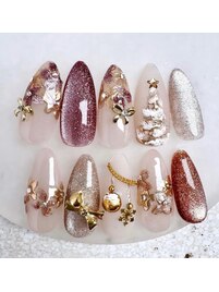 クリスマスネイル