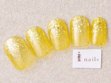 アイネイルズ 三宮店(I nails)/イエロークリアネイル
