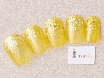 アイネイルズ 三宮店(I nails)/イエロークリアネイル