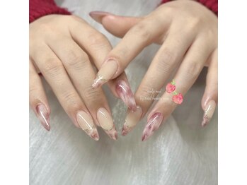 トータルビューティーローズ(Rose)の写真/【スカルプモニター様募集中☆】女性らしい美しい指先に見えるスカルプ♪自爪が弱い方や短い方にも◎