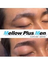 メロウプラス(mellow+)/メンズ眉毛/アイブロウ/眉毛