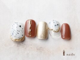 ダルメシアンニュアンスネイル