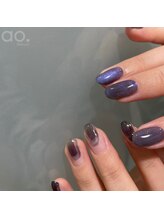 アオ 渋谷(ao.)/ちぐはぐネイル