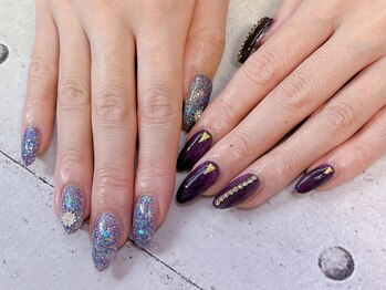 ネイル ビューティーマジック 葛西本店/アシンメトリーネイル