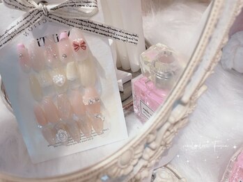 フィオナ 大久保店(Fiona)/春ネイルデザイン#新宿