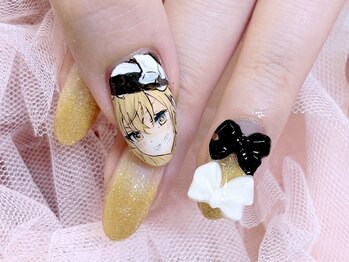 ネイル アリーズ セカンド(nail Allies 2nd)/痛ネイル 手書き