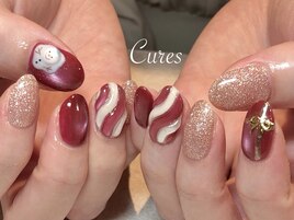 クリスマスネイル