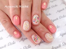 アグニークリッシェ(Agunik Riche)/【押し花ネイル】