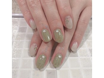 ココ ネイル(Coco Nail)/ペールグリーンnail