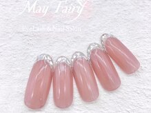 メイ フェアリー 銀座エクステ ネイルサロン(May Fairy)/ガラスフレンチ