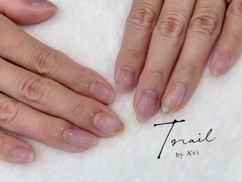 ティーネイル/那田指名限定デザイン 秋ネイル