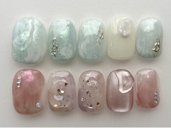 アイネイルズ 池袋店(I-nails)の写真/季節感に合わせた定額コース☆Season collection初回￥8500(オフケア込)/再来￥9000(オフ代別途)[池袋]