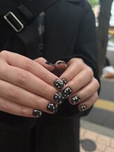ブラック×ラメ