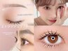 【眉+中顔面短縮】眉Wax＋上下高持続まつげパーマ(パリジェンヌ)16900→
