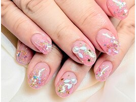 お月見ネイル