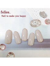 ネイルサロン フェリーチェ(felice)/【定額】¥6980