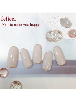 ネイルサロン フェリーチェ(felice)/【定額】¥6980