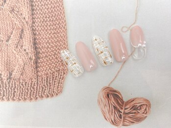 ネイルサロン&スクール ジーナ(GINA)/ツイードネイル