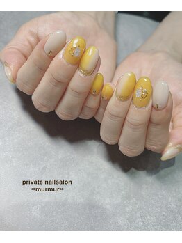 プライベート ネイルサロン マーマ(murmur)/縦グラデーションネイル