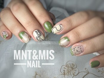 ミントアンドミスネイル(Mnt&Mis NAIL)/持込デザイン￥9800～