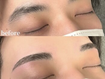 シャイン(SHINE)/眉Waxビフォーアフター