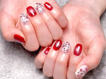 モルフォ 千駄ヶ谷(Morpho)/ウルウルぷっくりチェリーネイル