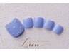 【フットケアセット】フットシンプルアート＋角質ケア付き　￥12000