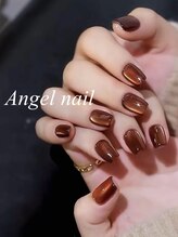 Angel nail【ジェルネイル/長さ出し/マグネット】&nbsp;ゆえ 