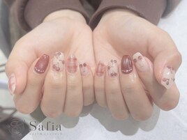さくらんぼネイル