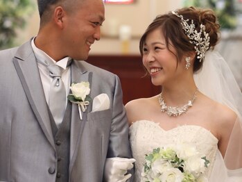 トータルビューティー メルシームーン(Merci Moon)/お客様の挙式の様子♪