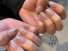アンネ 梅田 ALLYS店(ANNE)/パラジェル☆先端ゴールドart☆