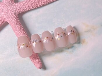 キアナ(Kiana)/押し花スキニーフレンチデザイン