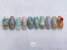 ウロネイルズ(ulo nails)/お正月干支ネイル 巳年ネイル