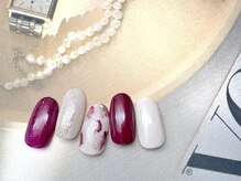 フルールソンネイル(fleur son nail)/11月定額シンプルアート