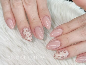 2本デザインネイル