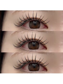 シェリール(Cherile)の写真/【束感/コーティング仕上げ★】フラットラッシュ140本/ナチュラル上品な目元に...♪