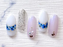 押し花ネイル