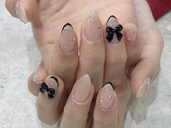 ユーアンドミー 大泉学園店(U&Me)/黒フレンチと黒リボン♪