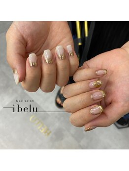 イベル 神戸三宮店(ibelu)/ミラーネイル
