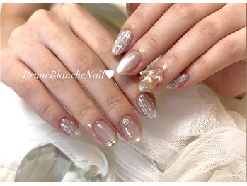 プリュネブランシュネイル(Prune Blanche Nail)/ツイードネイル♪♪