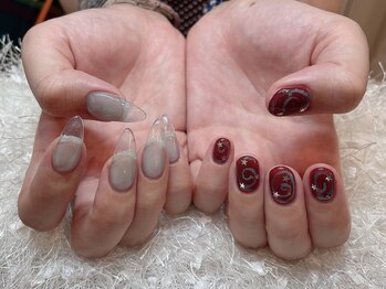 レアネイル 新宿(le'a nail)/バラバラネイル