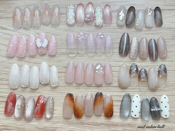 ベル(bell)の写真/【フィルイン施術】40種類以上のサンプルから選べるトレンドサンプル¥5500～周りと差がつく指先に♪モチ◎