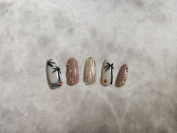 ネイルサロン ネイルクク(Nail KUKU)/８月キャンペーンデザイン