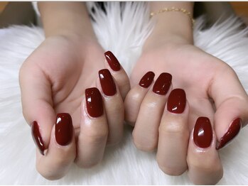 ネイル ボンボニエール 京阪シティモール天満橋店(Nail bonbonniere)/艶色ワンカラー