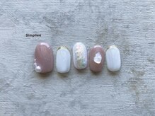 シンプリー ネイルアンドアイラッシュ 祖師谷大蔵店(Simpliee Nail&Eyelash)/ワンカラーデザインネイル