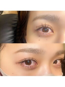 ボアップ(boappu)/ブラウンマツエク上下