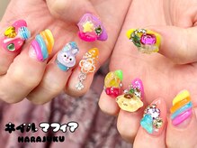 ネイルマフィア 原宿(NAIL MAFIA)/カラフル/キャンディ/キャラ