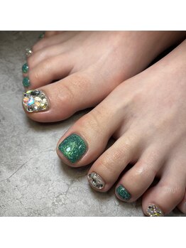 マカナネイル(makana nail)/フラッシュ&しきつめ