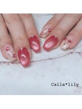カラーリリー 恵比寿(Calla lily)/さくらんぼマグネット