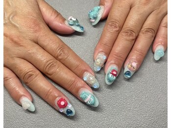 ネイルサロン ブリリアント(Nail Salon Brilliant)/アート4＋キャラネイル6